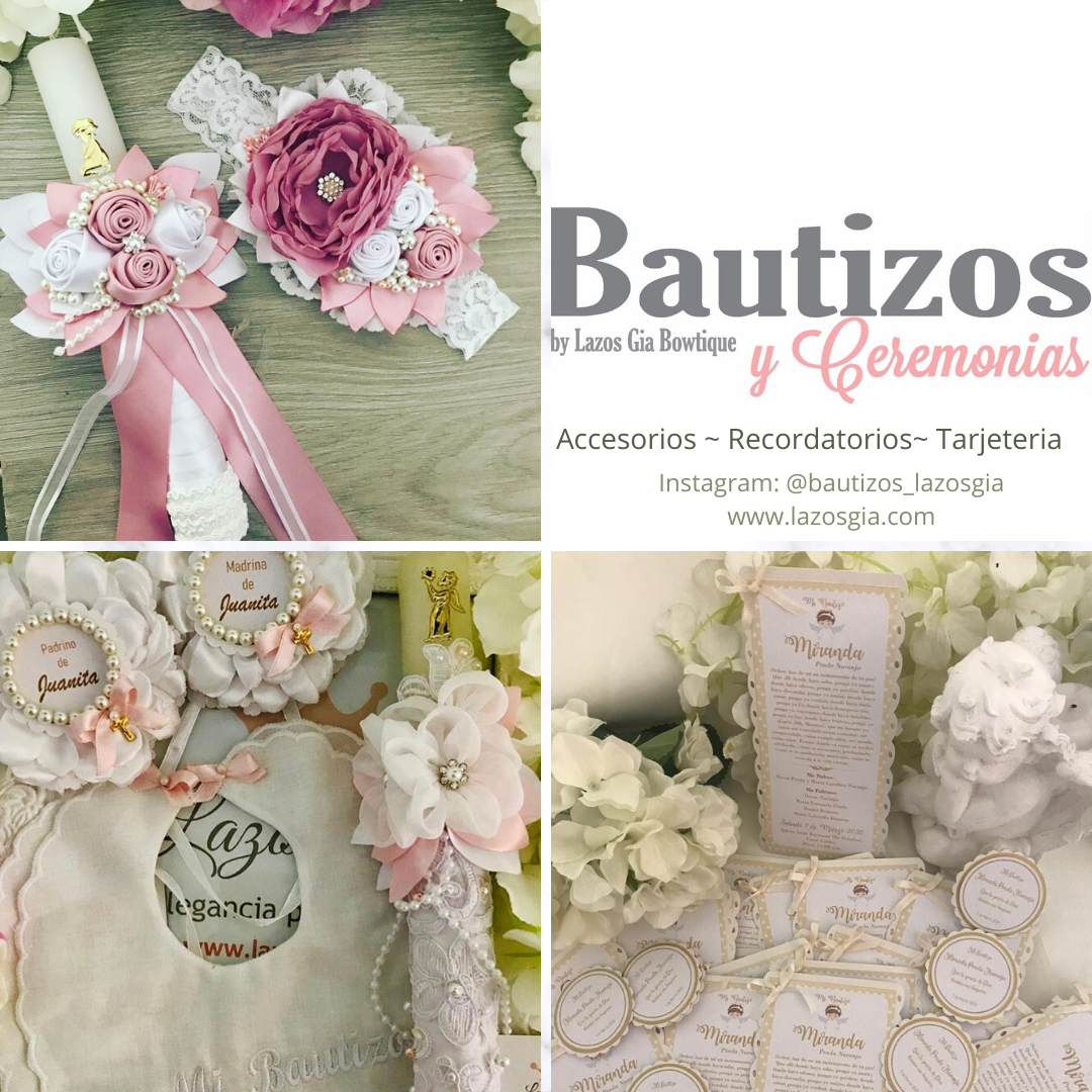 Accesorios para bautizo niña deals